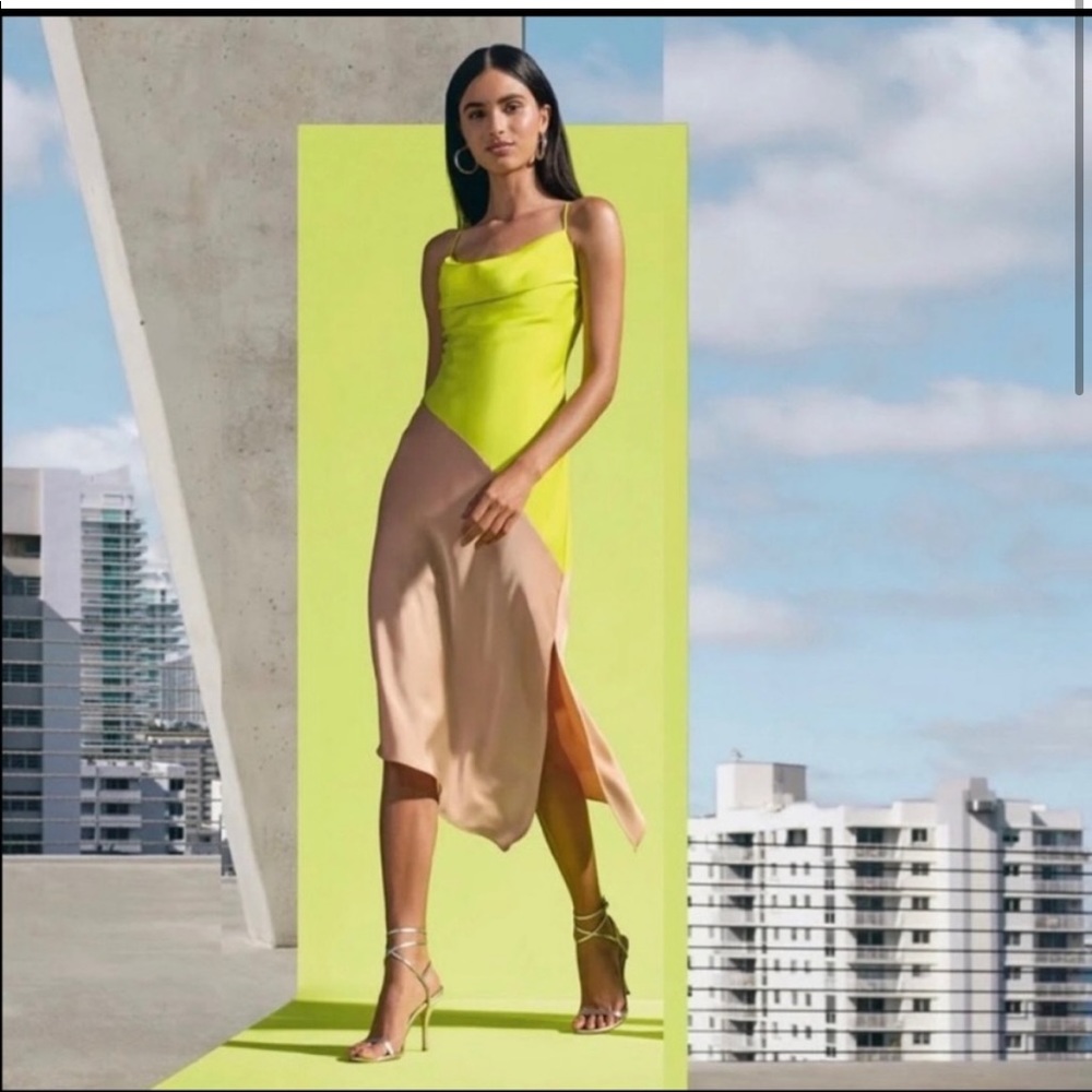 Cushnie for Target Two Tone Slip Dress Size 6